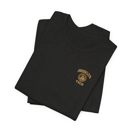 Classic Logo with Brooklyn Tech on Left Chest - Men's Bella + Canvas Short Sleeve Jersey T-Shirt