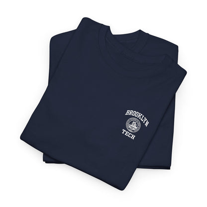 Classic Logo with Brooklyn Tech on left chest - Men's Heavy Cotton T-Shirt
