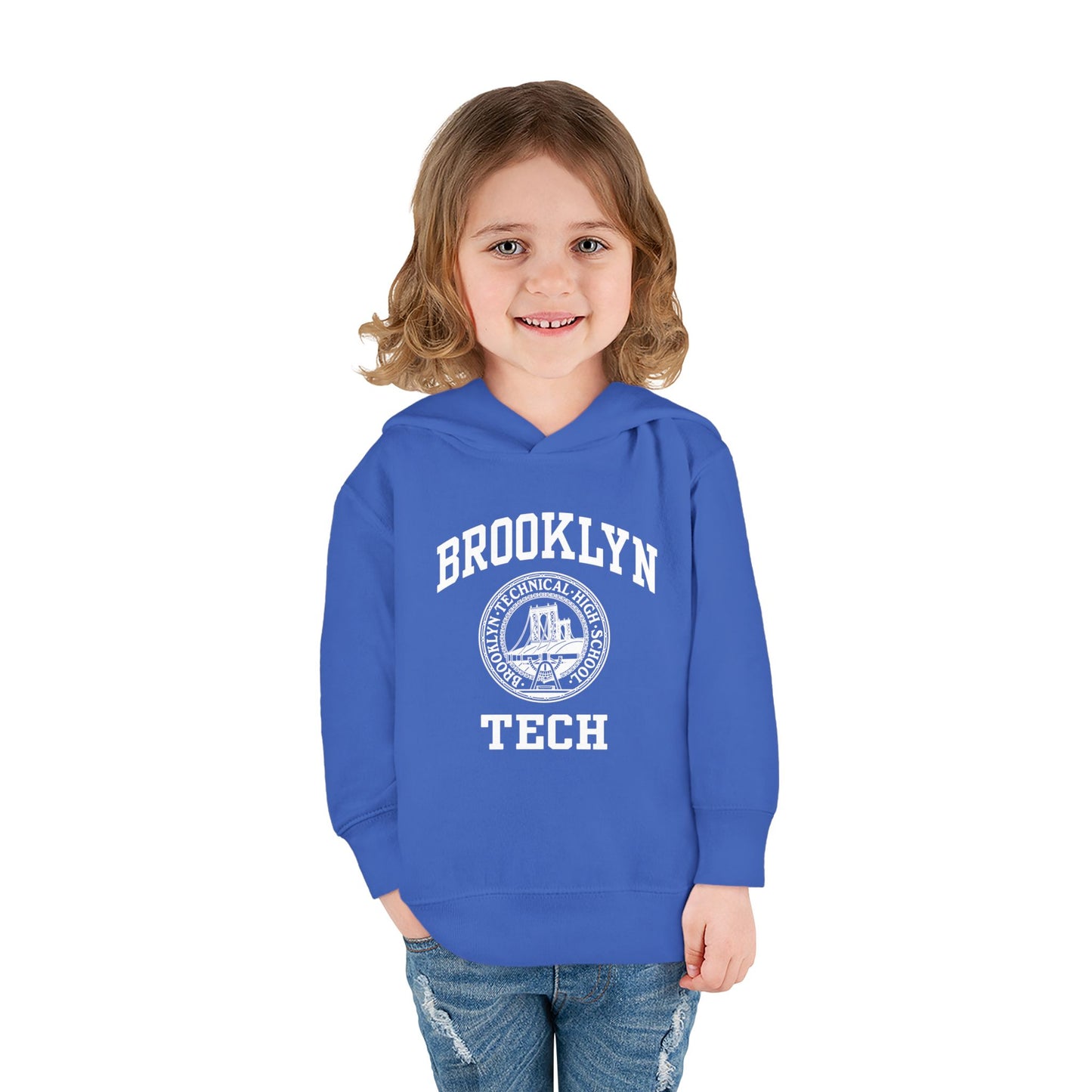 Family - Classic Logo with Brooklyn Tech - Toddler Pullover Fleece Hoodie