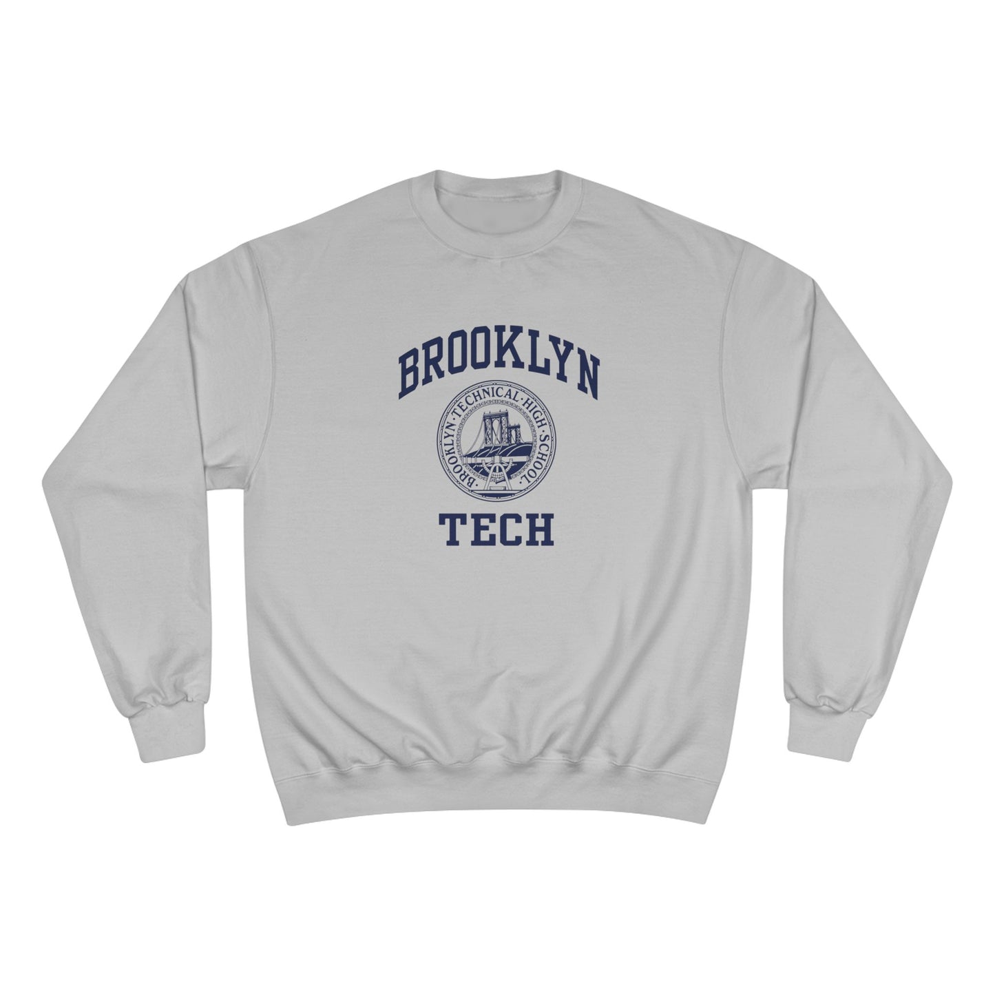 Classic Logo with Brooklyn Tech - Champion Crewneck Sweatshirt