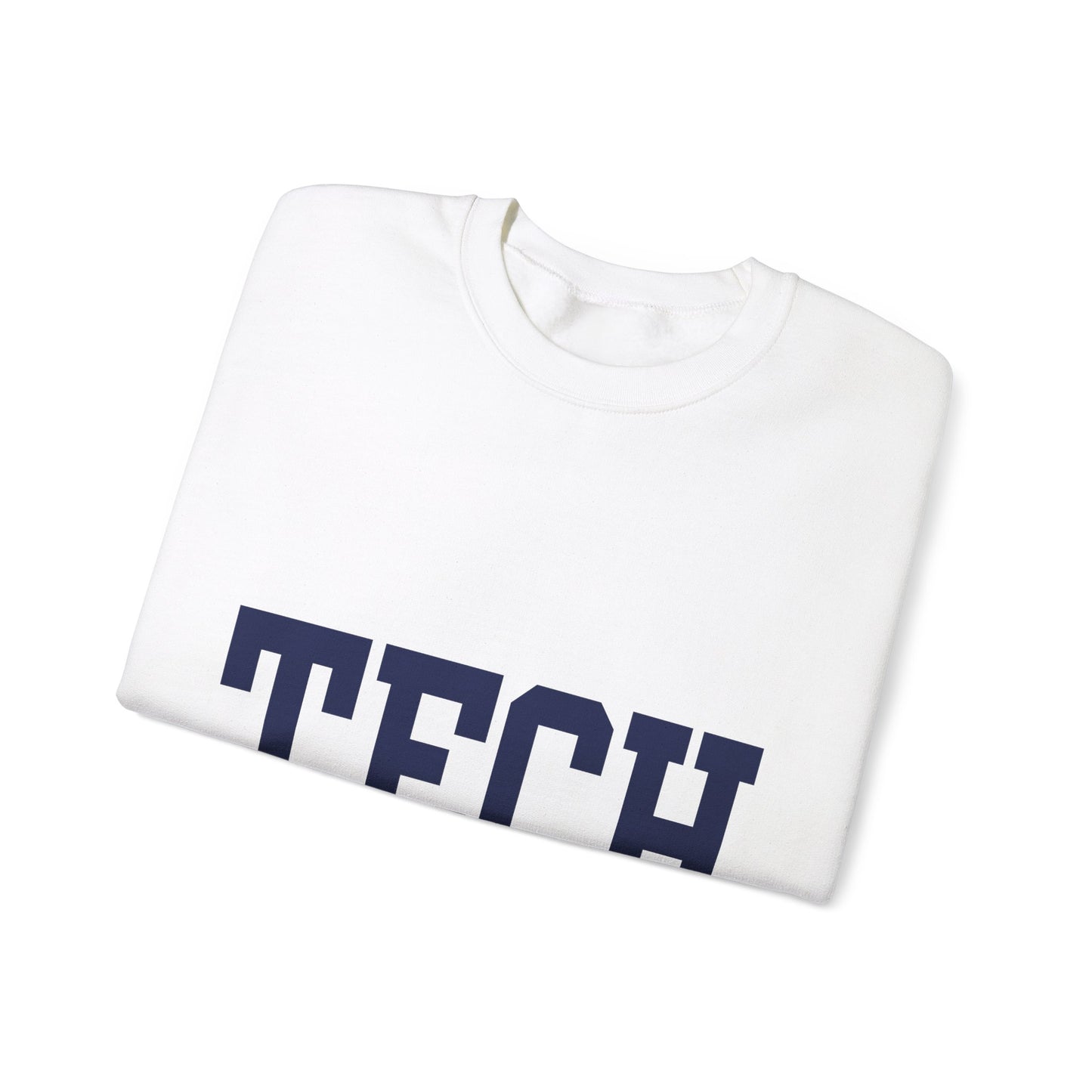 Tech - Classic Font - Men's Heavy Blend Crewneck Sweatshirt