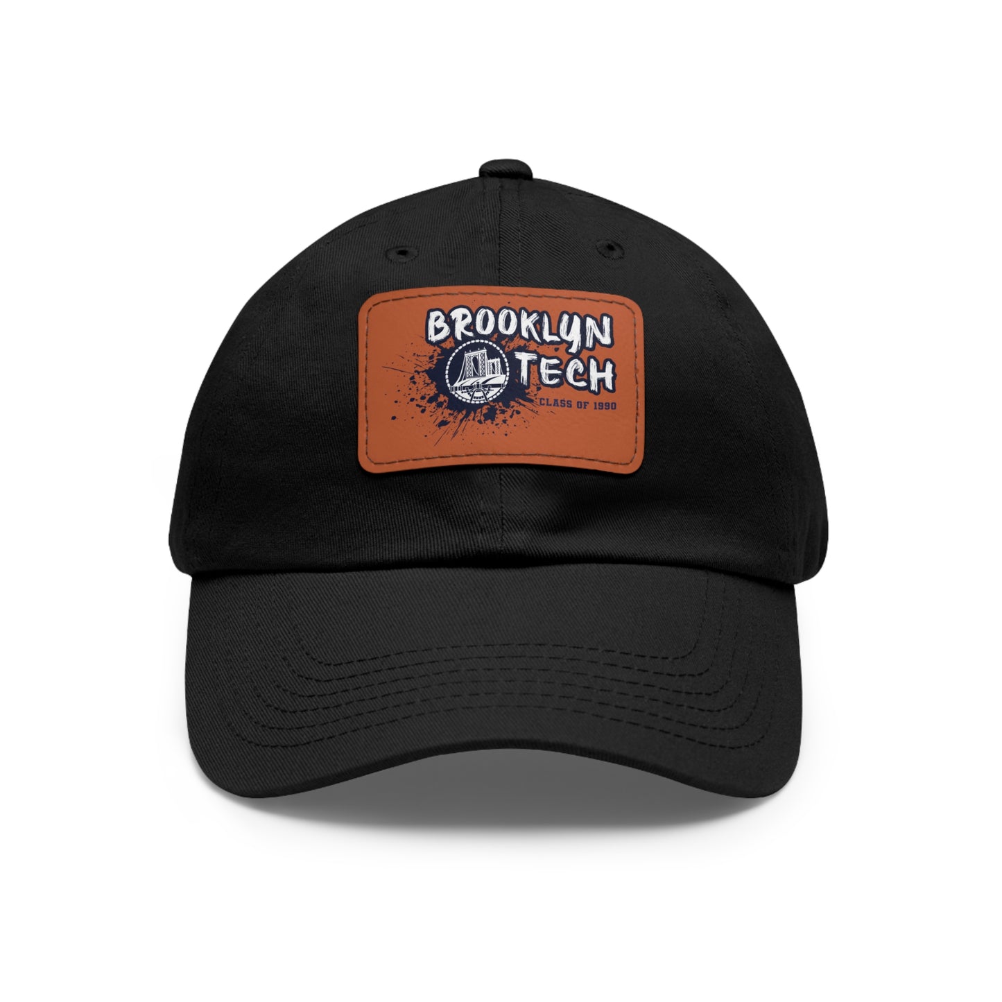 Class Of 1990 Commemorative Dad Hat With Leather Patch (rectangle)