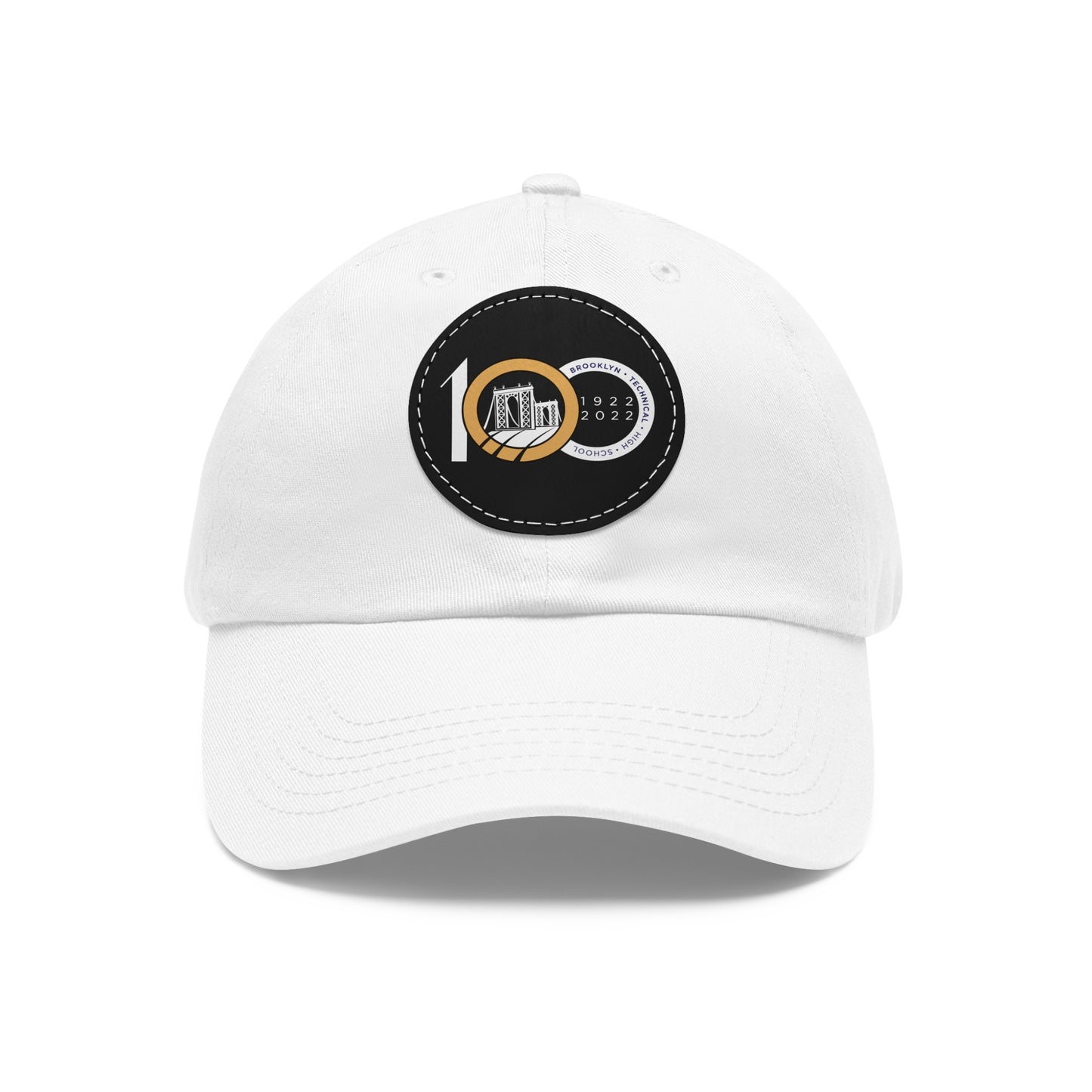 Tech Centennial Hat with Leather Patch (Round)