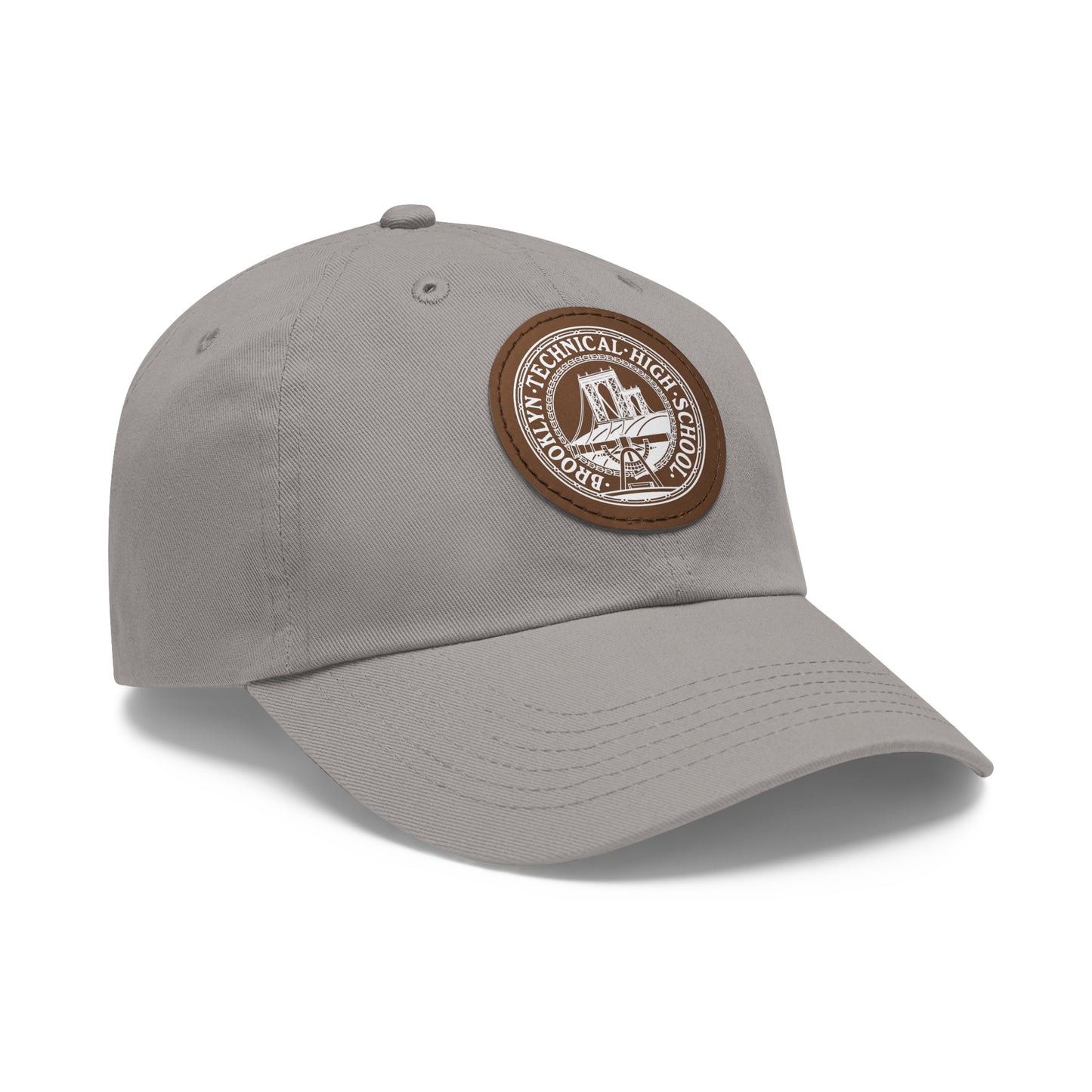 Classic Tech Logo - Hat with Leather Patch (Round)
