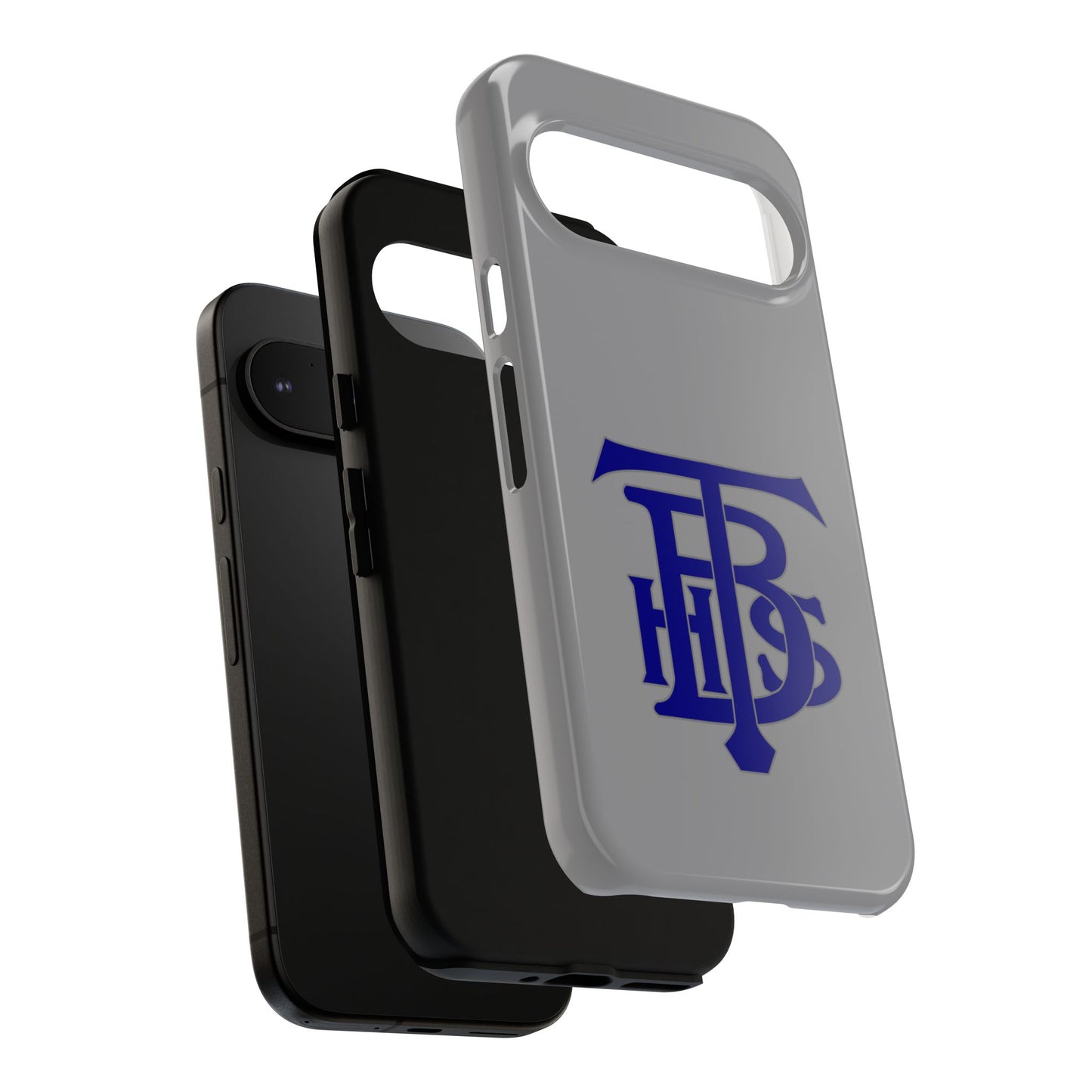 Stacked Logo - Tough Phone Cases - Gray - Google phones