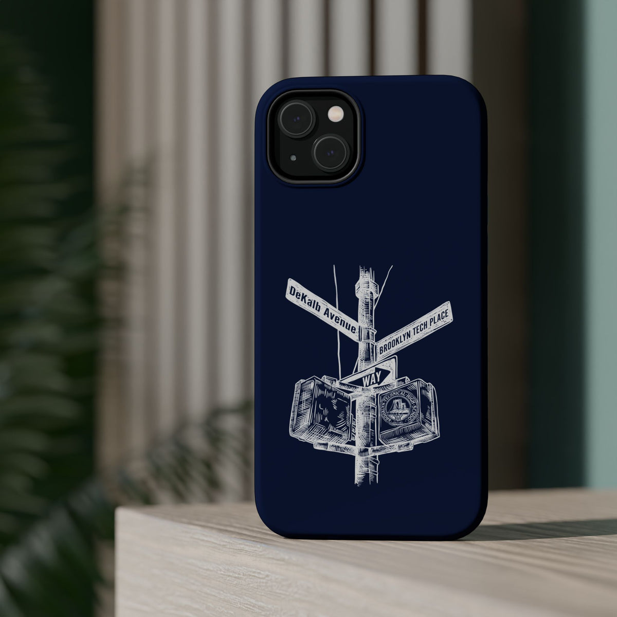 Dekalb Avenue & Brooklyn Tech Pl Magnetic Phone Case