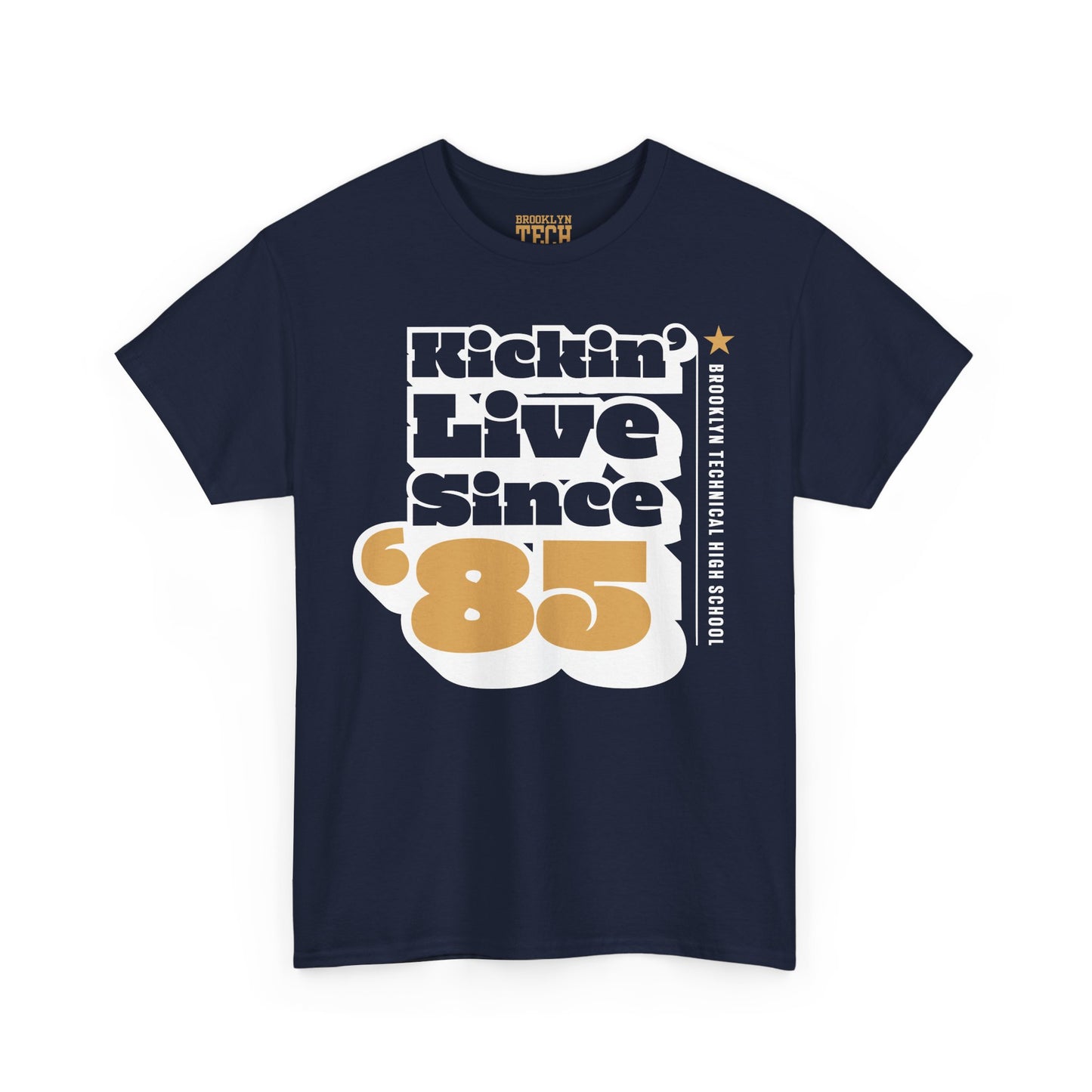 Class Of 1985 Commemorative Unisex Heavy Cotton T-Shirt - Kickin' Live Since '85