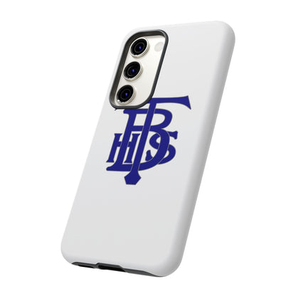 Stacked Logo - Tough Phone Cases - White