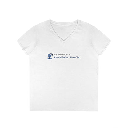Brooklyn Tech Alumni Spiked Shoe Club Ladies' V-Neck T-Shirt