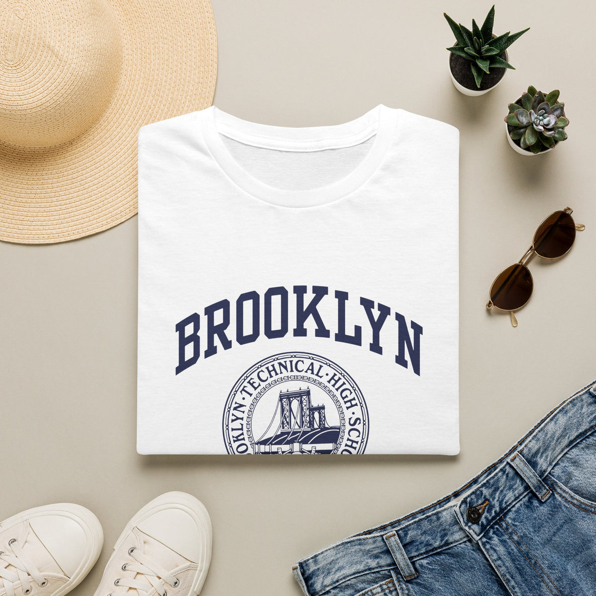 Class of 1948 - Classic Logo with Brooklyn Tech - Gildan Softstyle T-Shirt