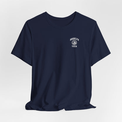 Classic Logo with Brooklyn Tech on Left Chest - Men's Bella + Canvas Short Sleeve Jersey T-Shirt