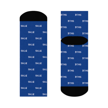 BTHS Crew Socks — Custom 'BTHS' Pattern School Spirit Socks