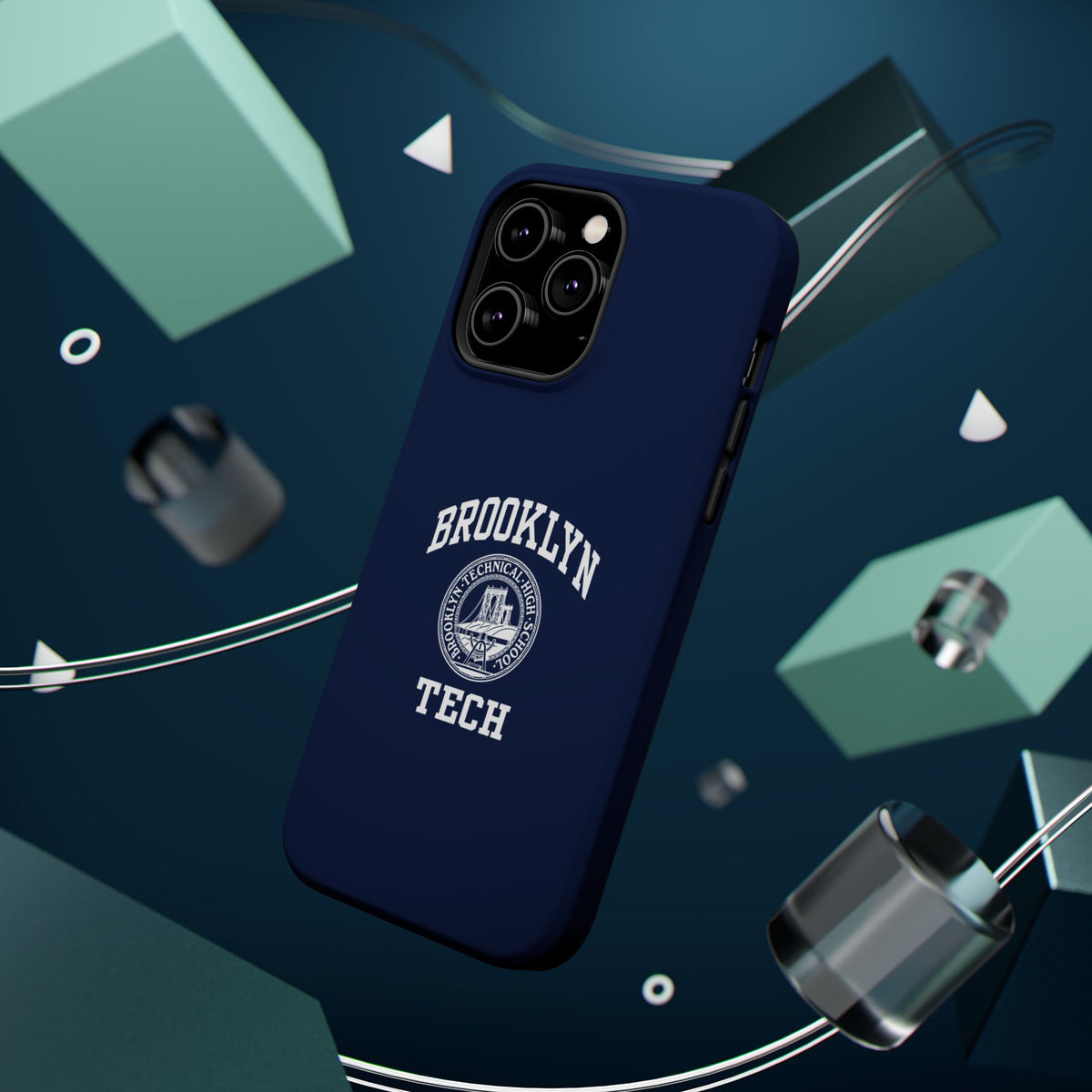 Classic Logo with Brooklyn Tech Magnetic Phone Case