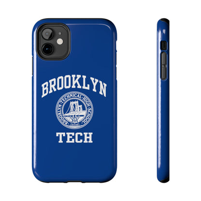 Brooklyn Tech Classic Logo - Tough Phone Cases - Navy