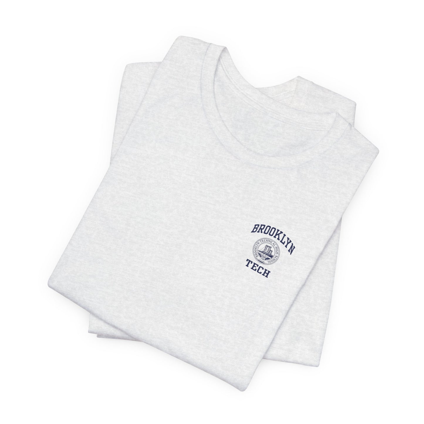 Classic Logo with Brooklyn Tech on Left Chest - Men's Jersey Short Sleeve T-Shirt