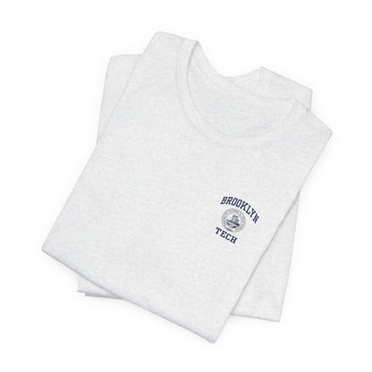 Classic Logo with Brooklyn Tech on Left Chest - Men's Jersey Short Sleeve T-Shirt