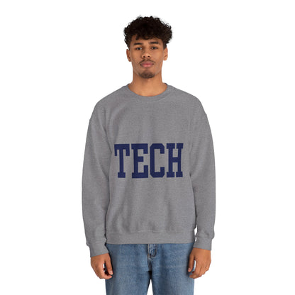 Tech - Classic Font - Men's Heavy Blend Crewneck Sweatshirt