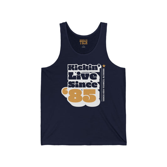Class Of 1985 Commemorative Unisex Jersey Tank - Kickin' Live In '85