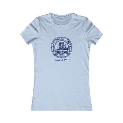 Classic Tech Logo - Class of 1981 - Ladies Favorite Tee