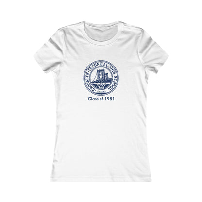 Classic Tech Logo - Class of 1981 - Ladies Favorite Tee