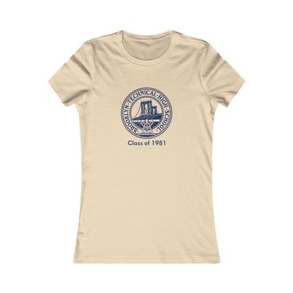 Classic Tech Logo - Class of 1981 - Ladies Favorite Tee