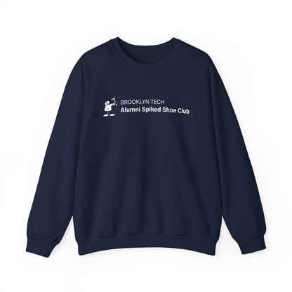 Brooklyn Tech Alumni Spiked Shoe Club Crewneck Sweatshirt - Rectangular Logo