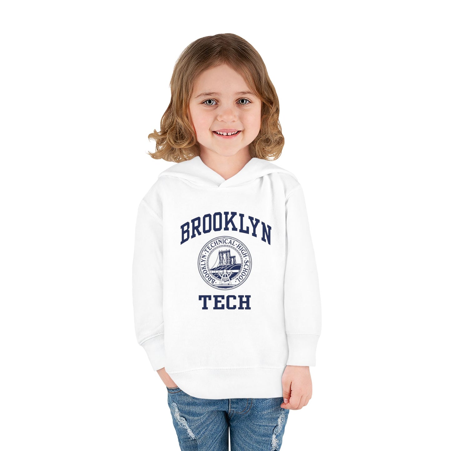 Family - Classic Logo with Brooklyn Tech - Toddler Pullover Fleece Hoodie