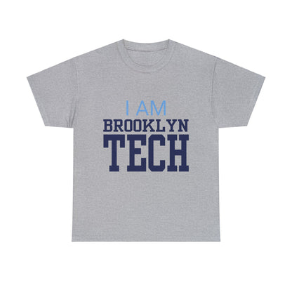 I Am Brooklyn Tech - Classic Font - Men's Heavy Cotton T-Shirt