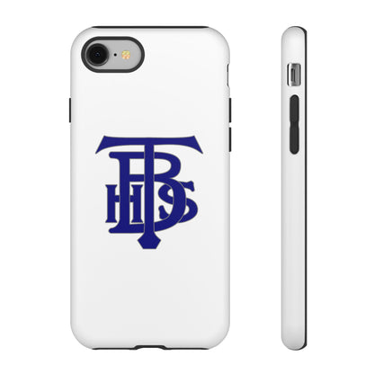 Stacked Logo - Tough Phone Cases - White