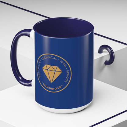 Diamond Club - Accent Mug - Navy/gold