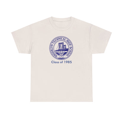 Classic Tech Logo - Class Of 1985 - Men's  Heavy Cotton T-Shirt