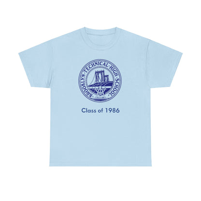 Classic Tech Seal - Men's Heavy Cotton T-Shirt - Class Of 1986