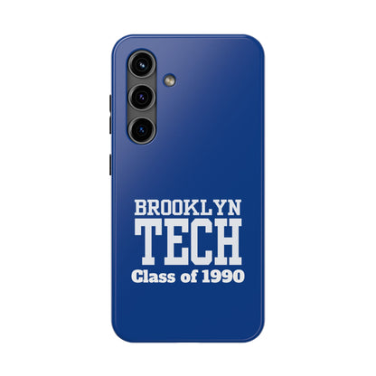 Brooklyn Tech Class Of 1990 Tough Phone Case - Blue
