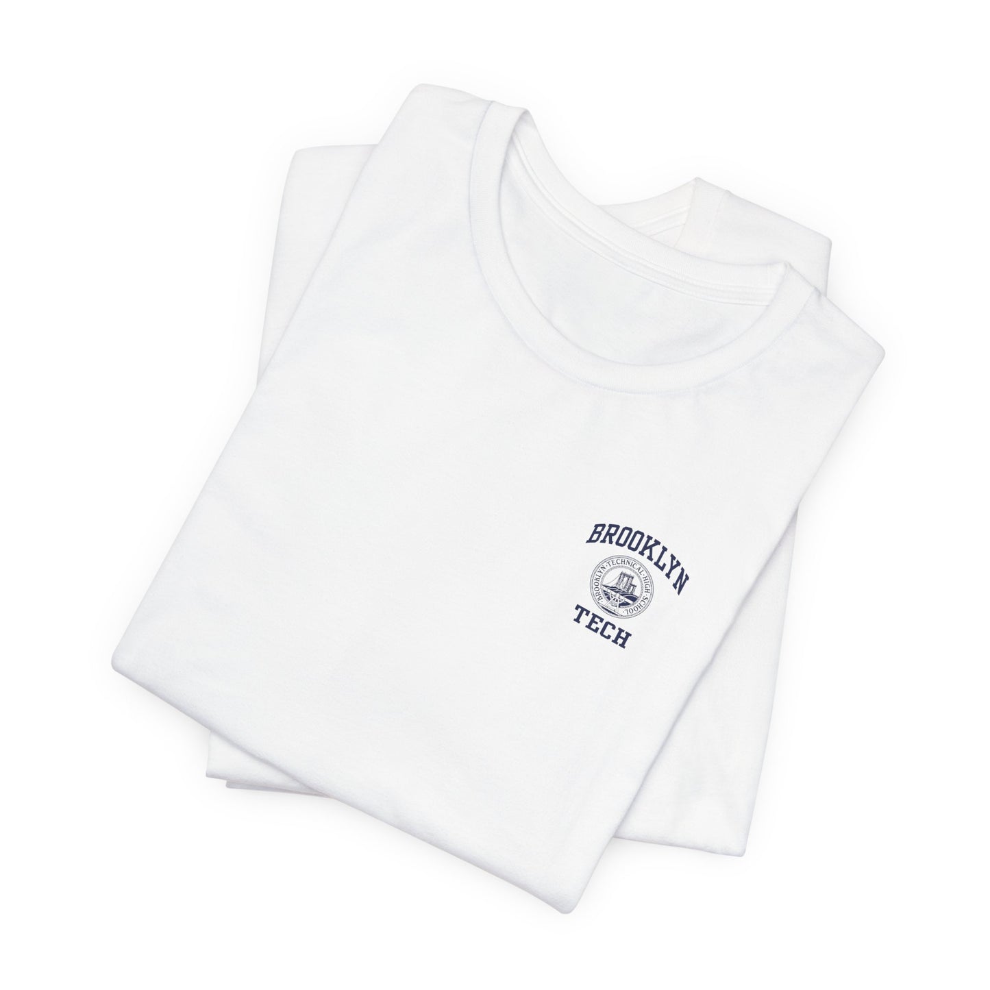 Classic Logo with Brooklyn Tech on Left Chest - Men's Jersey Short Sleeve T-Shirt