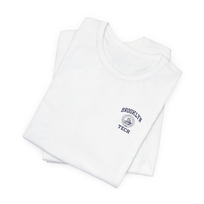 Classic Logo with Brooklyn Tech on Left Chest - Men's Jersey Short Sleeve T-Shirt