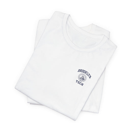 Classic Logo with Brooklyn Tech on Left Chest - Men's Jersey Short Sleeve T-Shirt