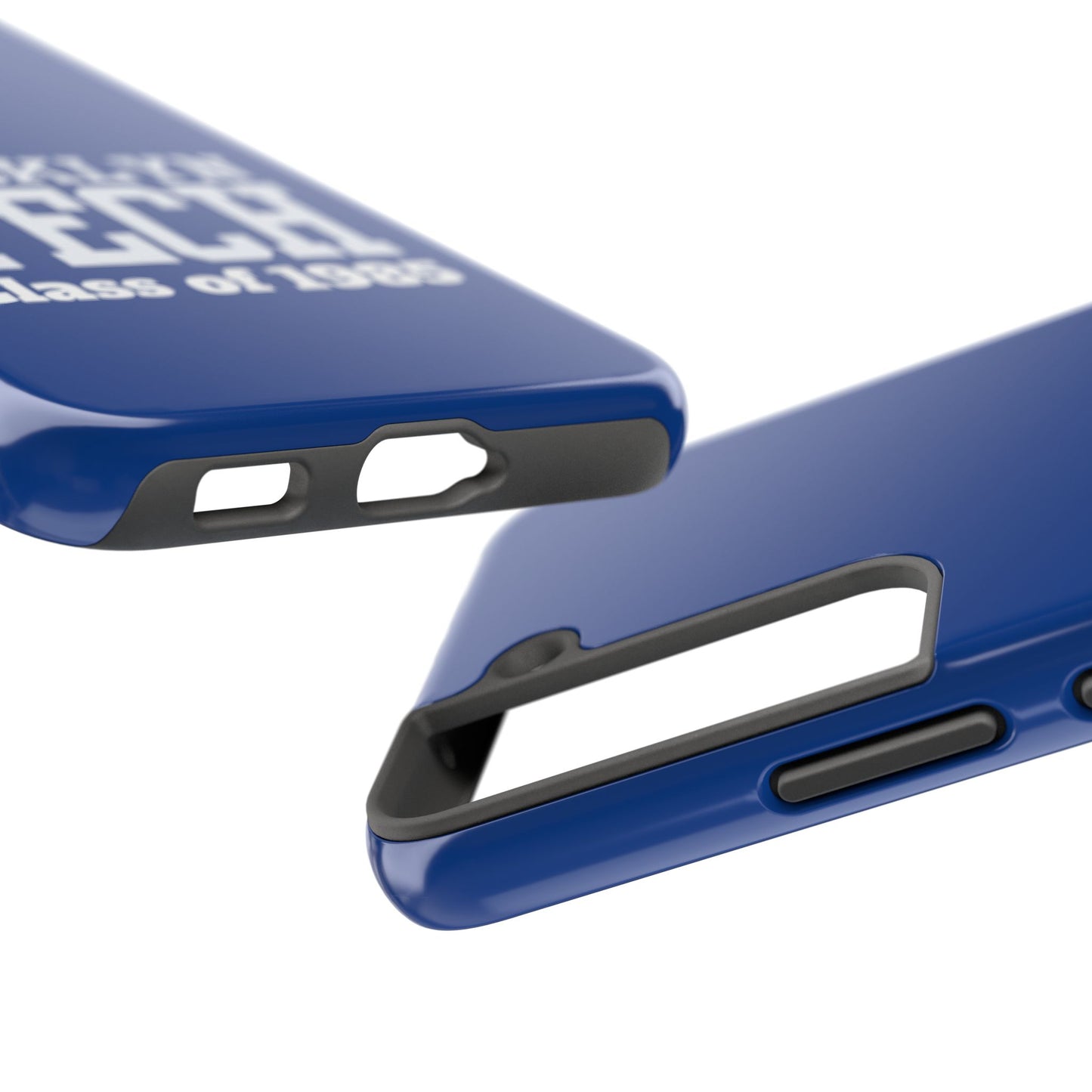 Brooklyn Tech Class of 1985 Tough Phone Case - Navy-Blue with white graphics