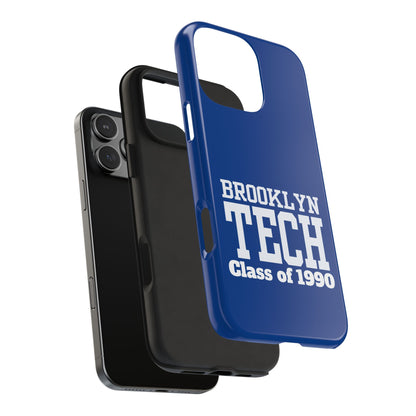 Brooklyn Tech Class of 1990 Tough Phone Case - Blue