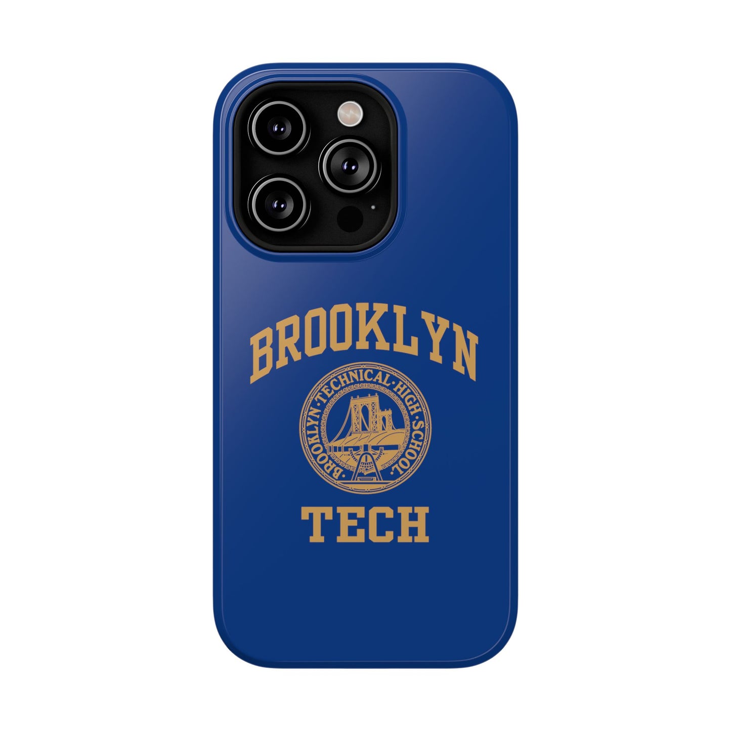 Brooklyn Tech Classic Logo - Impact-Resistant Phone Cases - Iphone Or Samsung - Navy