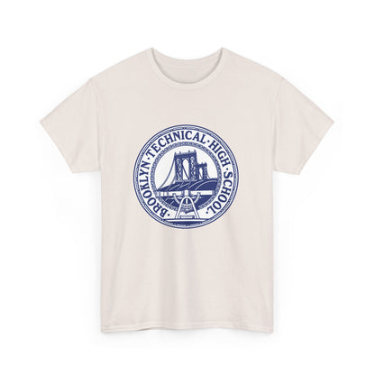 Classic Tech Seal With Background - Men's Heavy Cotton T-Shirt