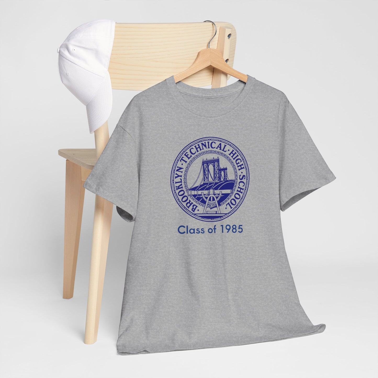 Classic Tech Logo - Class Of 1985 - Men's  Heavy Cotton T-Shirt