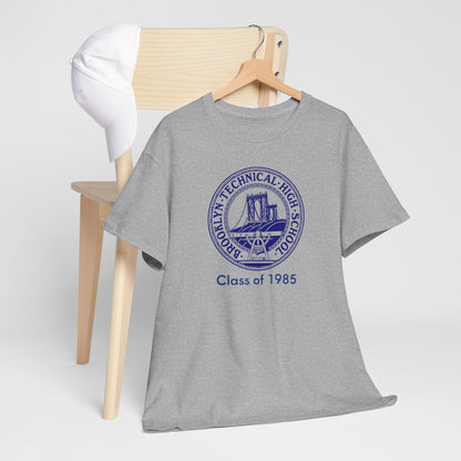 Classic Tech Logo - Class Of 1985 - Men's  Heavy Cotton T-Shirt