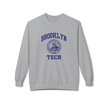 Brooklyn Tech Classic Logo - Men's Midweight Softstyle Fleece Crewneck Sweatshirt