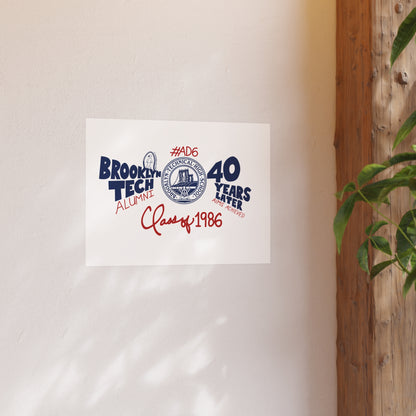 Class of 1986 Poster