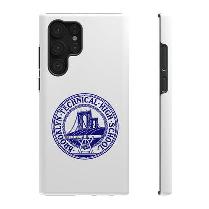 Classic Tech Seal - Impact-Resistant Phone Cases - Iphone Or Samsung - White