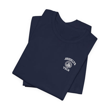 Classic Logo with Brooklyn Tech on Left Chest - Men's Jersey Short Sleeve T-Shirt