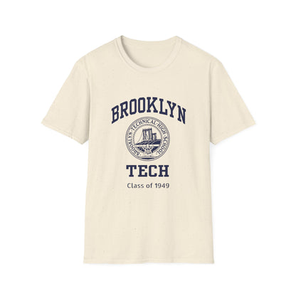 Class of 1949 - Classic Logo with Brooklyn Tech - Gildan Softstyle T-Shirt