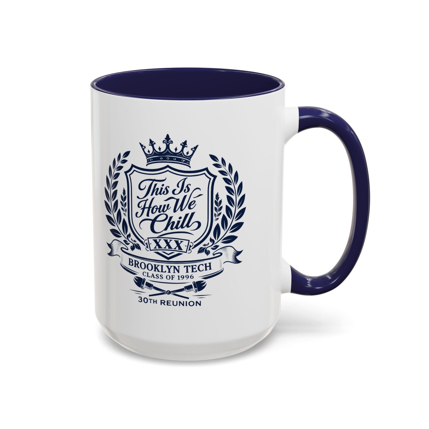 Class of 1996 30th Reunion Accent Coffee Mug — Ceramic Mug (11/15oz)