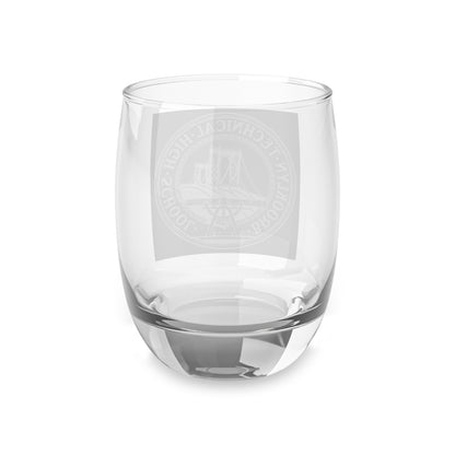 Classic Tech Whiskey Glass With Black Background