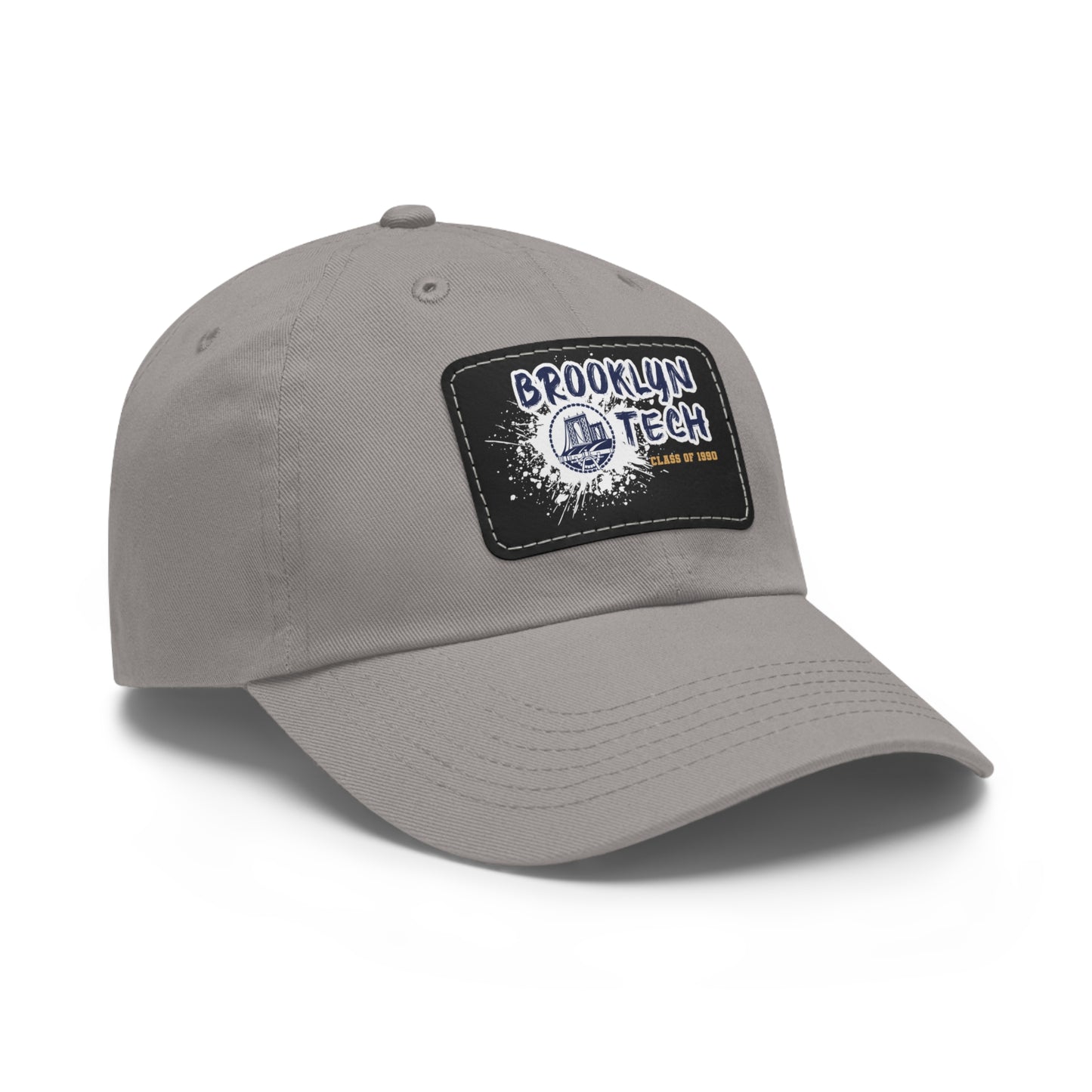 Class Of 1990 Commemorative Hat With Leather Patch (rectangle) - Gold Font